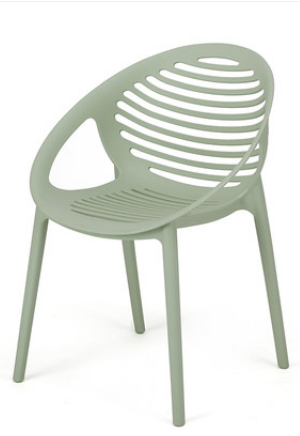 Зеленый пластиковый стул Senchuan