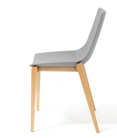 Серый деревянный стул Senchuan