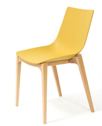 Желтый деревянный стул Senchuan