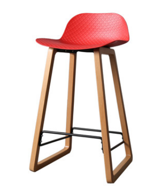 Красный барный стул Sechuan