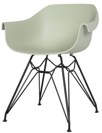 Зеленый пластиковый стул Sechuan