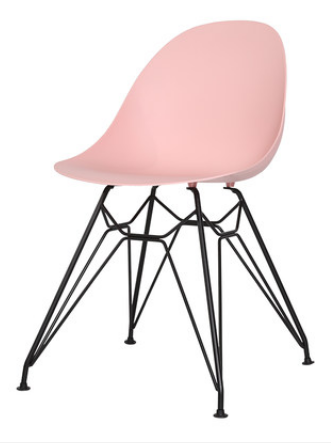 Обеденный пластиковый стул Pink
